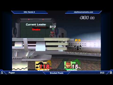 E4U Remix 3 - D12 vs Paper - SSBB