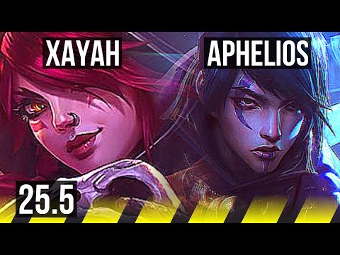 XAYAH & LeBlanc vs APHELIOS & Thresh (ADC) | Dominating | KR Diamond | 25.5