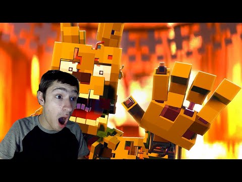 EPIC REACTION: Swaggy's Afton Family FNAF Minecraft Music Video