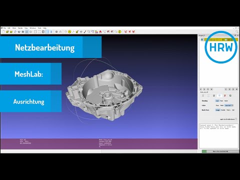 Netzbearbeitung mit MeshLab - Ausrichtung (02)