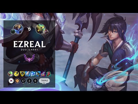 Ezreal ADC vs Zeri - KR Master Patch 12.16