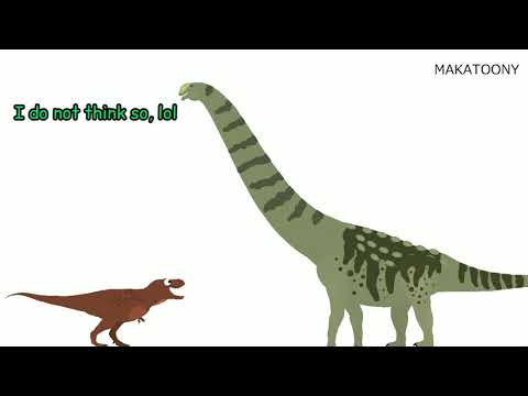Tyrannosaurus Rex vs Argentinosaurus (Stick Nodes)