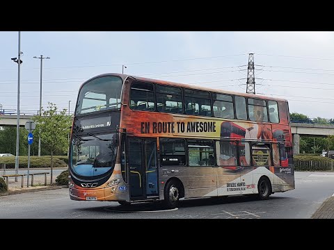 Journey on Route 94 | LJ62KYA/6158 - Go North East: Volvo B9TL/Wright Gemini 2