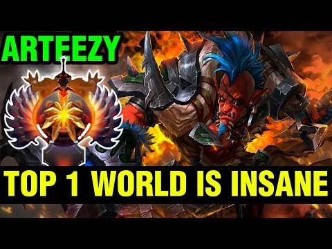 TOP 1 WORLD IS INSANE - Arteezy Troll Warlord - Dota 2