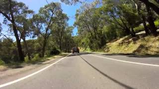 preview picture of video 'Yarra Valley trip on the 2008 Yamaha FZ6'