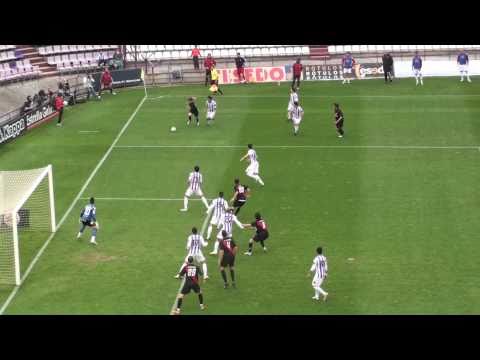 Valladolid 2 - Rayo 2. Afición rayista, gol Delibasic
