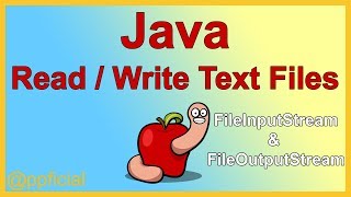 Read and Write a Text File in Java - FileInputStream FileOutputStream -  APPFICIAL