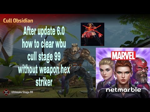 After update how to clear wbu cull obsidian stage 99 - marvel future fight