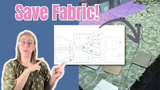 How Projector Sewists Save Fabric While Cutting