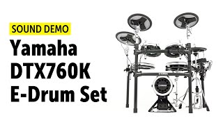 Video thumbnail for Yamaha DTX760K E-Drum Set Sound Demo by Drums Bonedo