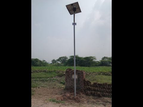 AgriVijay:Solarization of Villages Project by Solar Street Lights for JSW - Hassanpur Jattan2 Punjab