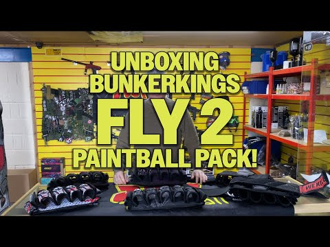 Unboxing NEW BunkerKings Fly 2 Paintball Packs!