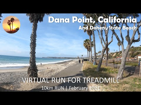 Virtual Run | Dana Point, California – & Doheny State Beach | Noon, February 2021【バーチャルラン】