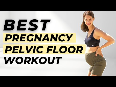 BEST Pregnancy PELVIC FLOOR Workout | Prenatal Pelvic Floor Strength Exercises