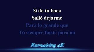 Marco Antonio Solís  Acepto Mi Derrota  Karaoke 4K