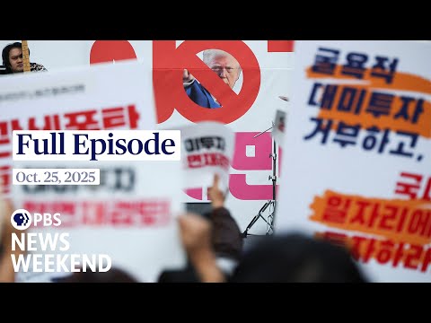 PBS News Weekend full episode, Oct. 25, 2025