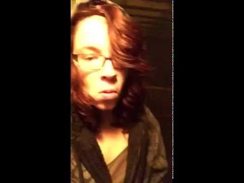 Smoking a night time cigarette