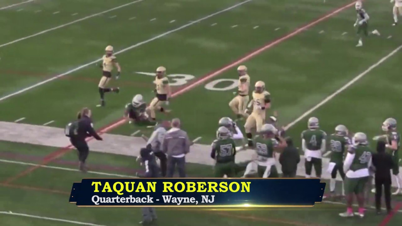 Taquan Roberson - DePaul Catholic Quarterback - Highlights