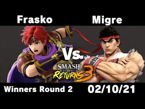 Smash Mallorca Returns 3 - Winners Round 2 - Frasko (Roy) VS Migre (Hero, Ryu)