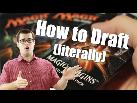 How to Draft - Literally!