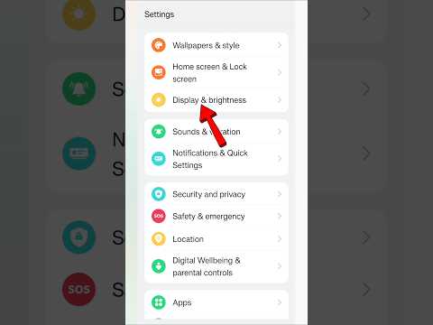 Realme 12x 5g Eye Comfort On Setting | How To On Eye Comfort On Realme 12x 5g #short #viral #realme