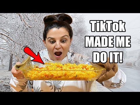 MAKING the VIRAL TikTok PASTA RECIPE during an ICE STORM! - Fun and Crazy Family!