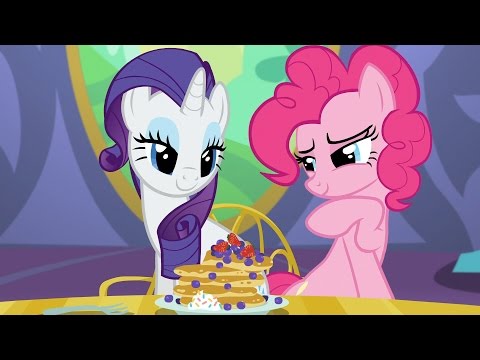 Pinkie Pie - The surprise is I lost a measuring spoon in the batter. You get a very special pancake!