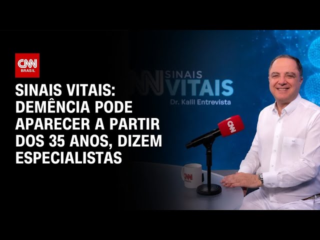 Sinais vitais: Demência pode aparecer a partir dos 35 anos | LIVE CNN