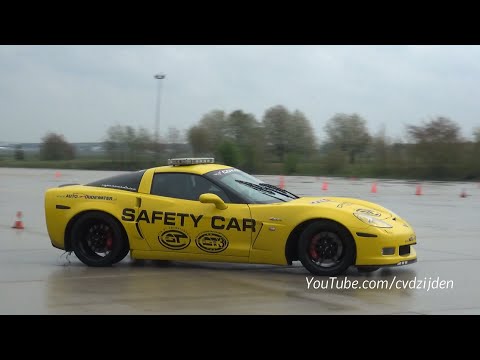 Chevrolet Corvette C6 Z06 Safety Car - Trying to Drift