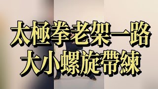 太极拳老架一路｜大小螺旋带练｜全身缠丝劲训练与身法协调教学 #太极拳 #陈式太极 #老架一路 #太极缠丝劲