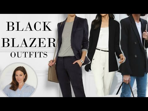 Black Blazer Outfit Ideas | Fashion Over 40