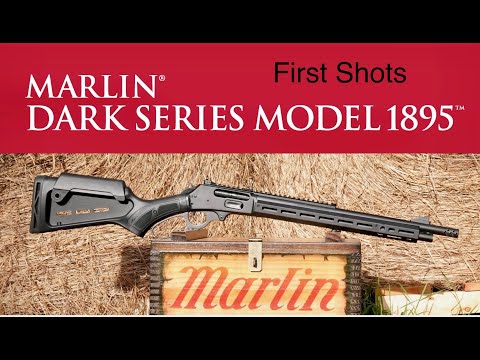 Ruger Marlin 45-70 Govt. Stock Tactical Dark Series Edition First Shots and Groups on LeverEvolution