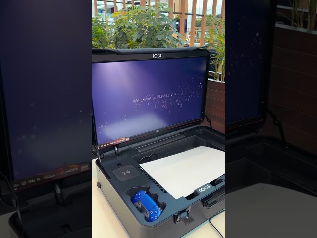 Vídeo relacionado con Gersker Bolsa de Viaje para PS5/Slim/Pro Digital & Disc, Funda de Transporte para PS5 de 10 Compartimentos para PS Portal, 4 Tarjetas de Juego, 2 Mandos, Bolsa PS5 de Gran Capacidad, Negro & Blanco