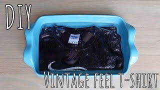 DIY | How to Make Your Shirt Feel Vintage!