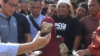 Temukan Tempe Rp 3.500 di Pasar Wonodri, Sandiaga 