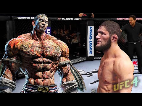 UFC4 | Khabib Nurmagomedov vs. Fahkumram (Tekken 7) - EA sports UFC 4
