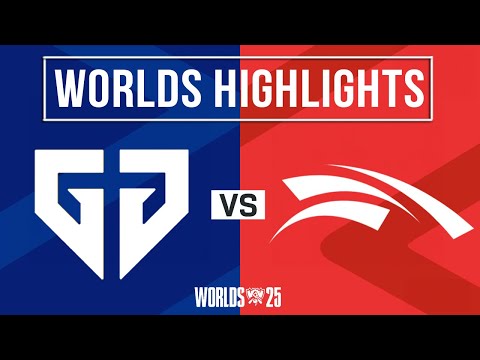 GEN vs HLE Highlights ALL GAMES | Worlds 2025 Quarterfinals | Gen.G vs Hanwha Life Esports
