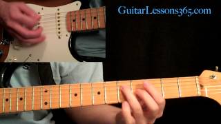 Rock This Town Guitar Lesson Pt.1 - Stray Cats - Intro &amp; Verse