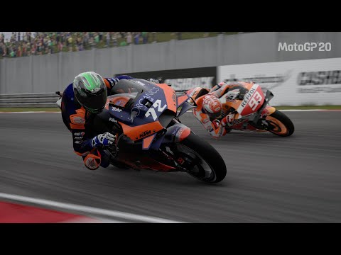 MotoGP 20 Career Mode Part 37 - Side By Side Through Curvone!!!