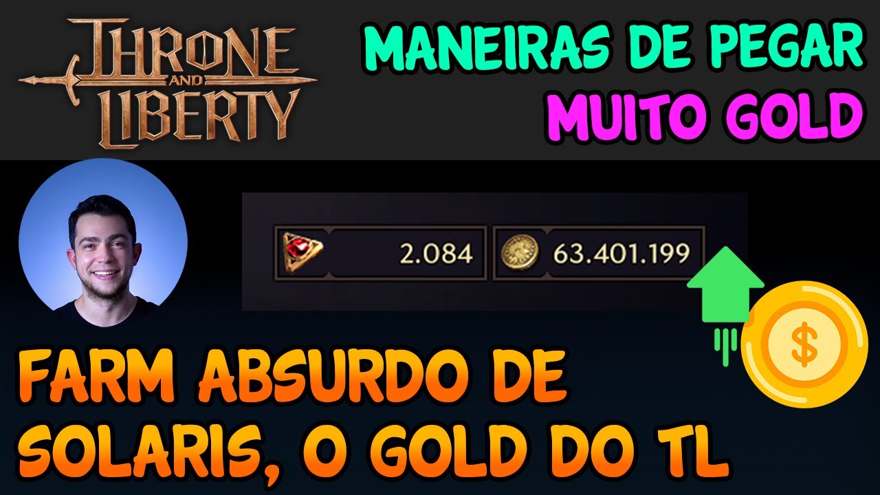 FARM ABSURDO DE GOLD (SOLARIS) DO THRONE AND LIBERTY - MARCO VEIO THRONE AND LIBERTY