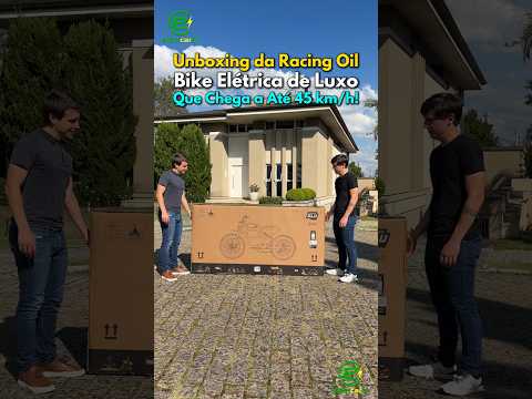 Unboxing da Racing Oil! Bike Elétrica de Luxo Que Chega a Até 45 km/h!⚡