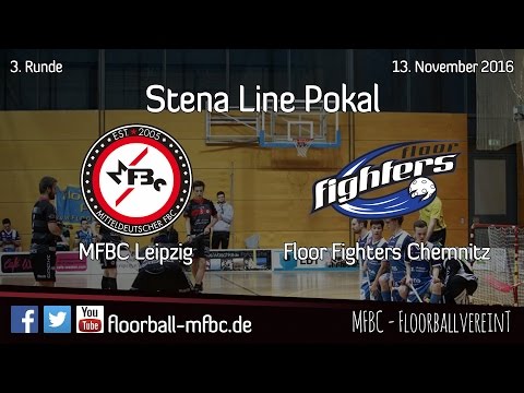 Highlights: MFBC Leipzig - Floor Fighters Chemnitz / Stena Line Pokal / 3. Runde / 2016/2017