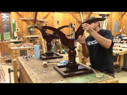 The Woodpecker Ep 190  - How I fixed the legs of my sister's table