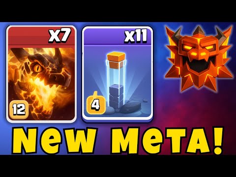 NEW Ranked Mode TH18 SUPER DRAGON Attack – Insane Legend League Strategy (Best TH18 Dragon Attack!)