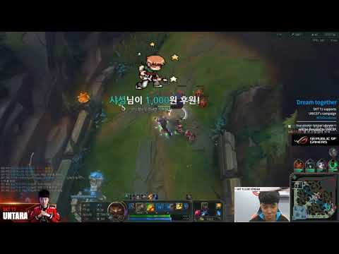 SKT Untara stream Gangplank, KDA 4/0/7. Oct 15, 2018.