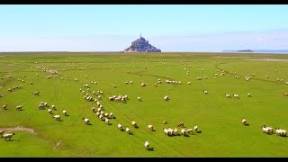 Mont St Michel Drone