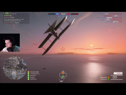 Battlefield 1 - 74 kills attack plane round