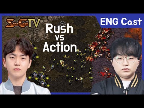 [ENG] "Crazy multitasking" Rush vs Action on Polypoid (TvZ) [2021.10.08] - Starcraft Remastered