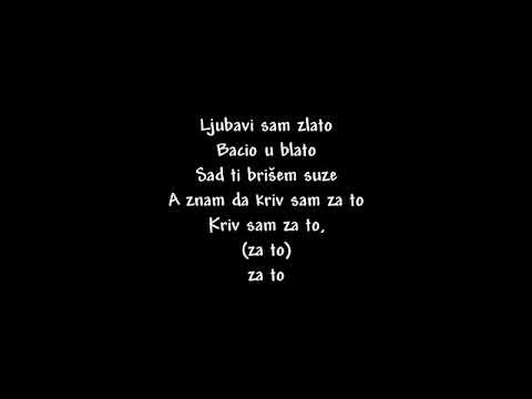 Tony Cetinski - Kriv - Lyrics
