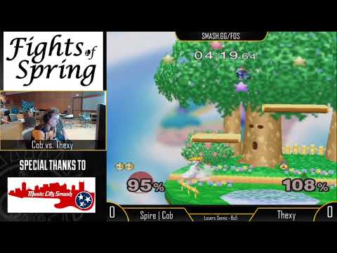 FOS - Melee Singles - Thexy (Sheik) VS Cob (Peach) - Losers Semis